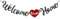 BETESSIN Willkommen Zuhause Girlande Welcome Home Banner Herzlich Willkommen Deko 3 Meter Papiergirlande mit Herz Welcome Back Hängende Deko Wimpelbanner Familie Party Rückkehr Weihnachten Dekoration