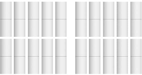 Joyetech eGo AIR, punta del filtro, confezione da 20, colore bianco