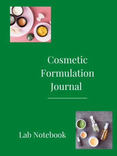 Cosmetic Lab Notebook | Keep Your Formulations Safe with This Cosmetic Chemistry Lab Book 8.5 x 11 | Record Ingredients, Percentages, Weight and More