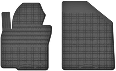 Gummimatten Automatten Gummifussmatten Gummi Fußmatten für Renault Kangoo II Bj. 2008-2021 VORNE Fahrer-und Beifahrermatte CX_B