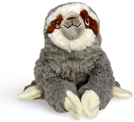 Deluxe Paws Plush Cuddly Soft Eco Toys 100% Recycled (Sloth)