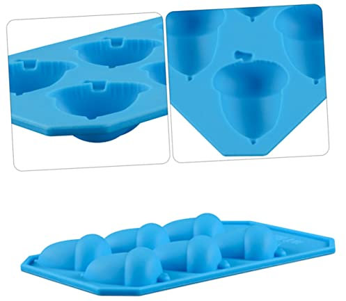 LABRIMP 6-fach Schokolade Silikonform Mit Eichel Und Pinienkernen Für Süßigkeiten Eiswürfelschale Backform Kuchenform Lfgb-zertifiziert