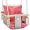 Love Gifts® Babyschaukel aus Holz hochwertig und geeignet als indoor Schaukel, montierbar an der Decke sowie im Türrahmen, Rosa, Made in EU