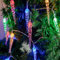 SUAVER LED Eiszapfen Lichterkette Außen und Innen, Wasserdicht 6M 40LED Eiszapfenleuchten Batteriebetrieben Eisregen Weihnachtsbeleuchtung Meteorschauer Lichte für Garten Außendeko (Mehrfarbig)