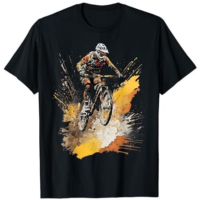 Mountainbike MTB Downhill Fahrradfahrer E-Bike & Fahrrad T-Shirt