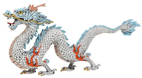 Figurine De Dragon du Chinois 2024 Année du Dragon Statue Feng Shui Ornement Richesse Statue De Dragon Sculpture De Dragon pour La Décoration De Table À La Maison