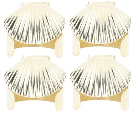 Pissente 4-teiliger Kerzenlöscher, Automatischer Kerzendochtlöscher-Stopper, Automatischer Feuerlöscher, Kerzenlöscher, Clip-on-Kerzenlöscher, Zubehör für Kerzenliebhaber (Gold)