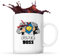 Planetee Mug Super Boss | Tasse Céramique Métier Collègue Cadeau Travail Boulot Départ Retraite