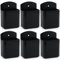 VACONICO 6 Pcs Wall Remote Control Holders, TV Remote Holder, Self Adhesive Marker Holder Wall Mount Pen Holders Storage Organizer for Home Office School, Black