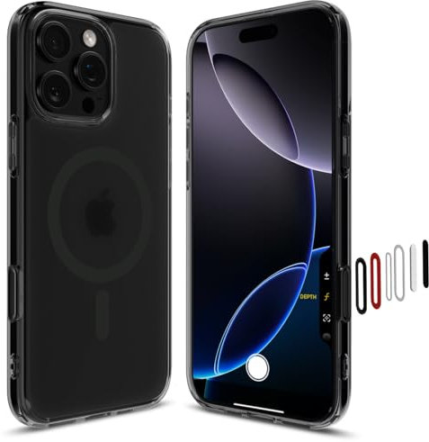 Spigen für iPhone 16 Pro Max Hülle [Kamerasteuerung] Extreme Magnetkraft Ultra Hybrid T MagFit Militärschutz Case Magnetisch Handyhülle Stoßfest Kratzfest Kompatibel mit MagSafe -Frost Black