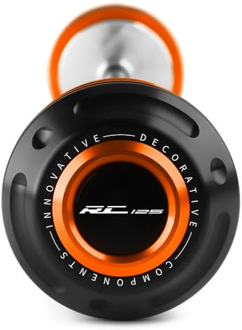Modeer Per K.T.M Duke 125 Duke 390 2024 RC 125 RC 390 2022 ~ 2024 Moto Asse Anteriore Forcella Ruota Protezione Caduta Pad RC 125 Accessori (RC125-Orange)
