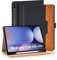 Vkooer Case for Samsung Galaxy Tab S10+ Plus 2024 /S9 FE+/S9+ Plus 2023 12.4 Inch PU Leather Folio Flip Cover Multi-Angle Viewing Smart Stand Cover with Pocket Auto Wake/Sleep - Black