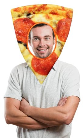 SHDIEHJFMLDH Pizzahut Party mütze,Lustiger Kopfbedeckung Party,Neuartige Foto Requisiten,Fasching für Kinder Erwachsene Halloween Verkleidung Party Favors