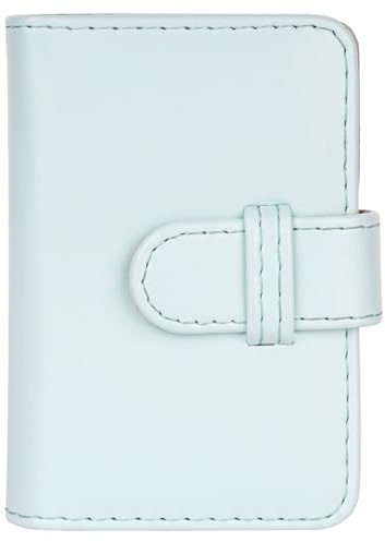 Mini Fotoalbum für 2x3 Zoll Filme and Kpop-Fotokartenhalter 28 Taschen Kompatibel mit Fujifilm Instax Mini 12 11 9 8 90 70 40 EVO LiPlay Link Instant Filme (Mintgrün)