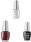 OPI Infinite Shine Set (3 x 15 ml): Base Coat + Raisin the Bar + Gel-ähnlicher Top Coat – mit vorgehärteter Gel-Technologie & OPI extra breitem Pro-Wide Pinsel
