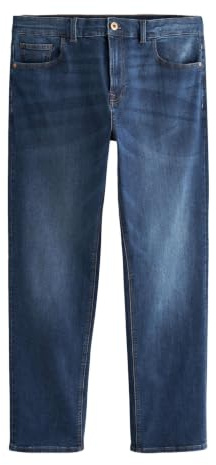NEXT Herren Essential Relaxed Fit Jeans mit Stretch