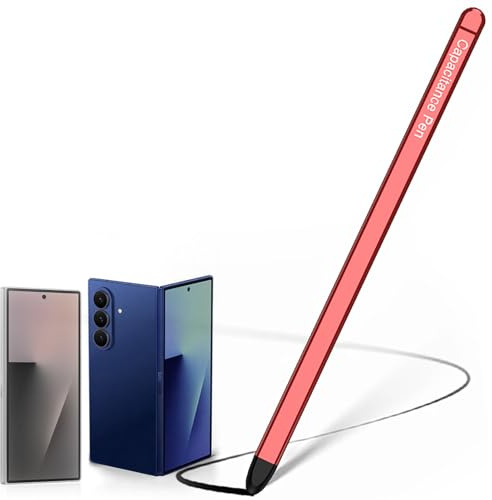 Fold7 Stylus, Galaxy s Ultra Pen, Samsung S Pen Replacement, Tablet Input Pens for All Touch Screens/Galaxy Tab A9+/Samsung Tablets/Android/iOS Pads-Red