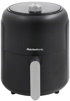 Melchioni Family SOFIA Friggitrice ad Aria 2,5L 1000W Riduzione Grassi 80% Cestello Removibile con Maniglia Timer 30 Min | Temperatura 200°C