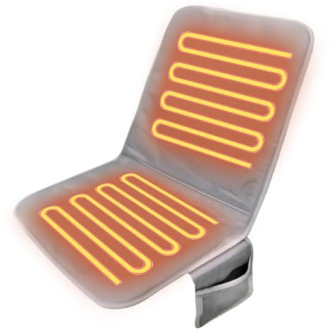Heizsitzkissen - USB Steckbar Justierbar | Elektrische Heizauflage für Bürostuhl,Für Homeoffice Wohnheim Camping Lange Sitzzeiten