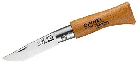 Opinel Carbon Messer Erwachsene, Natur, N° 2