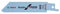 Bosch Accessories Professional 5 Stück Säbelsägeblatt S 522 AF Flexible for Metal (für Metall, 100 x 19 x 0,9 mm, Zubehör Säbelsäge)