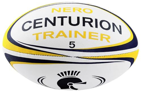 Centurion Nero Trainer Rugby Ball, Yellow, Size 5