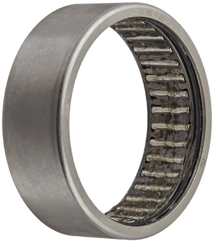 INA hk4518rs Nadellager, Umschlossene Ziehen, Tasse, Außenring und Roller, Stahl Käfig, offenes Ende, Single Dichtung, metrisches, 45 mm ID, 52 mm OD, 18 mm breite, 4000rpm Maximale Drehzahl