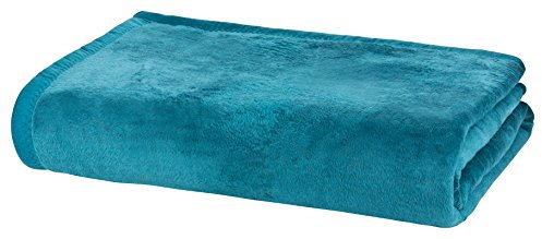 Moon Kuscheldecke Wohndecke Wolldecke 150x200 petrol