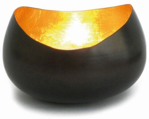 Importeur Trends - Claus Lehmann Goldlicht - Swing, Teelichtschale