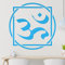 Om Wandtattoo in 6 Größen - Wandaufkleber Wall Sticker - Dekoration, Küche, Wohnzimmer, Schlafzimmer, Badezimmer