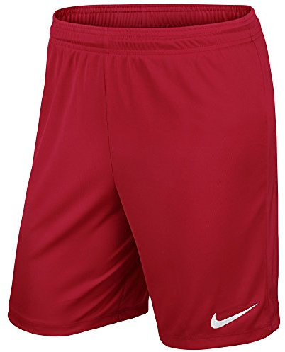 Nike YTH Park II Knit Short WB - Pantalón Corto para niño, Color Rojo/Blanco (University Red/White), Talla M