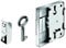 Gedotec Sicherheitsschloss für Schränke Möbelschloß für Schubläden Kastenschloss Set | Stahl vernickelt | Aufschraubschloss Dornmaß: 15 mm | MADE IN GERMANY | 1 Stück - Schrankschloss mit Schlüssel