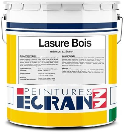 Vernice ad alta protezione per legno interno ed esterno, vari colori, LASURE HYDRO 1 litro Palissandro