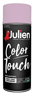 Julien Peinture Aérosol Intérieure et Extérieure Color Touch en Phase Aqueuse - Baby Doll ® Satin - 400ml