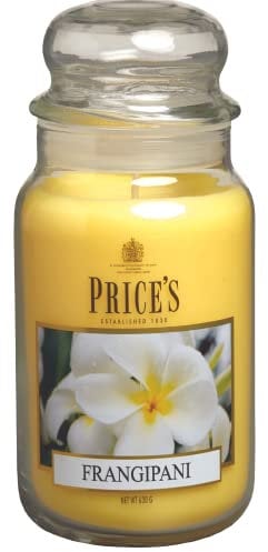 Price's Candles - Candela in Giara Grande Frangipani - Durata Fino a 150 ore di Combustione