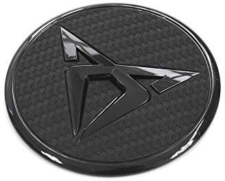 Seat 575103940 Zeichen CUPRA Motorabdeckung Emblem Motorraum Abdeckung schwarz
