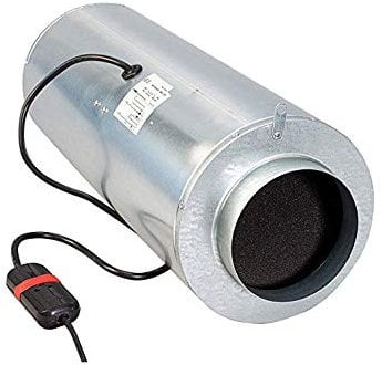Can Iso-Max Duct Fan 1 Stage 3260 m³ 315 mm Connection Soundproofed - Exhaust Fan Pipe Fan Silent Fan Grow Box Supply Air Bathroom Fan