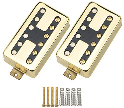 Swhmc Micro guitare électrique double bobine Humbucker manche et chevalet LP Les Paul Guitare Or