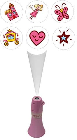 Niermann Standby 80052 Taschen-Projektor Prinzessin, 6 fach, rosa