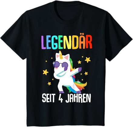 4. Geburtstag Junge Mädchen 4 Jahre 2022 Lustig Geschenk T-Shirt