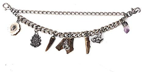 Bayern Specials Trachtencharivari für Herren Charivari doppelreihig mit 7 Anhängern Schmuckkette für Lederhose