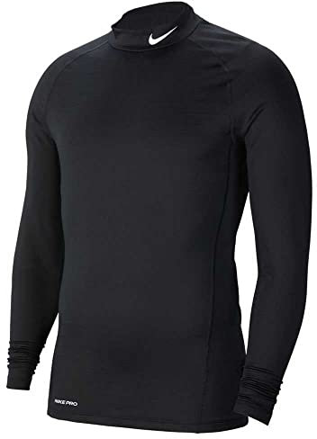 Nike PRO Warm Men's Long-Sleeve Top CU4970-010 Black/White - - XL