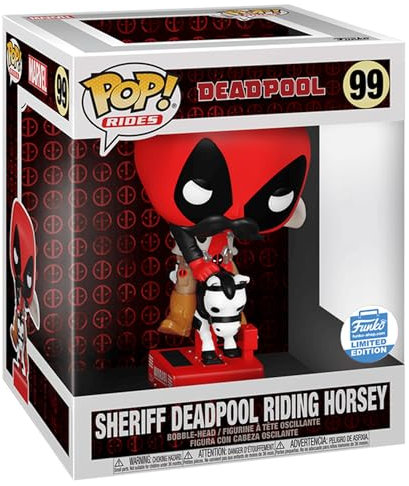 Funko Pop! Rides 51292 - Deadpool - Sheriff Deadpool Riding Horsey Shop Limited Edition #99