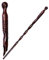 Handicraftviet - Baguette magique en bois sculpté à la main pour magiciens/cosplay de collection, cadeau magique pour Halloween, Noël et fête d'anniversaire, 38,1 cm (S6)