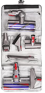NEPHIPIDUS Multi Purpose Vacuum Cleaner Accessories Storage Bag,Hang Storage Bag for Vacuum Cleaner Tool Storage, Travel Carrying Protective Case for Airwrap Styler or Tool Accessories