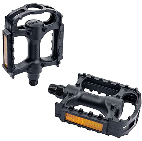 XLC Sport Pedal Gummikralle, grau/schwarz, 9/16,Reflektor
