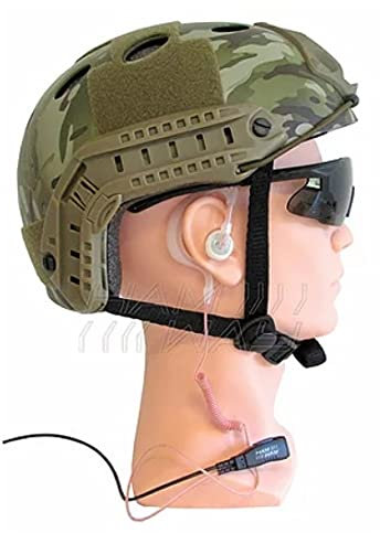 Ham-way, Micro-Auricolare G-Shell, Cavo Spir. Trasp, Connettore Midland 2Pin 90°. EG-07CT/G7