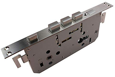 1 cerradura de puerta antirrobo multipunto, acero inoxidable 6068 estándar de seguridad para entrada, cuerpo de cerradura especial para huellas dactilares