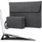 HYZUO 13,3-14 Pulgadas Funda Portátil con Soporte Ajustable para MacBook Pro 14 M4/M3/M2/M1 Pro/Max 2025-2021 MacBook Air/Pro 13,3, 13,8/13,5 Surface Laptop 7-1, con Bolsa de Accesorios, Gris espacial