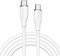 VOLTME Cavo USB C USB C(2.0) 1,8m Bianco, Cavo USB Type-C Ricarica Rapida Silicone Morbido 480 Mbps Cavo Tipo C 3A per Samsung Galaxy S22/S21/Note, Macbook Air/Pro, iPad Pro, Pixel, Huawei, Switch